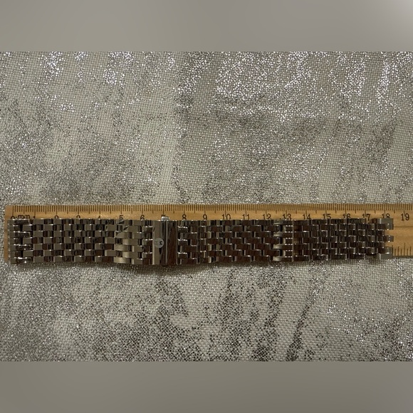 Michele Silver Chronograph Watch with Diamond Accents - Picture 12 of 12